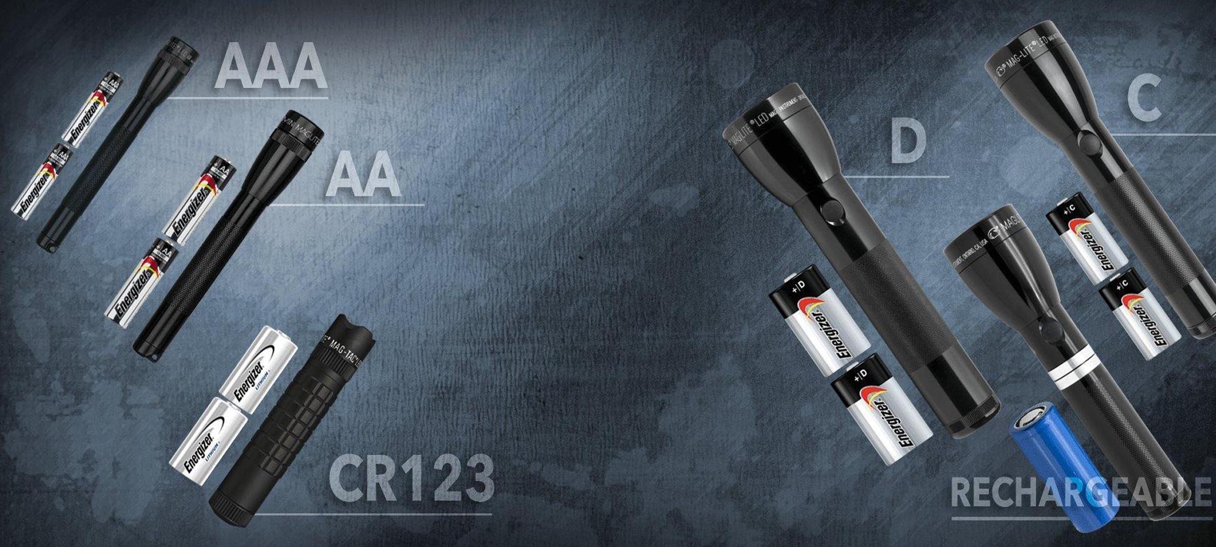 Collection - Shop - Taschenlampen Batterie